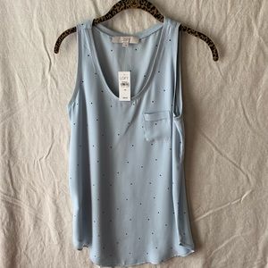 Anne Taylor Loft starry tank top blouse